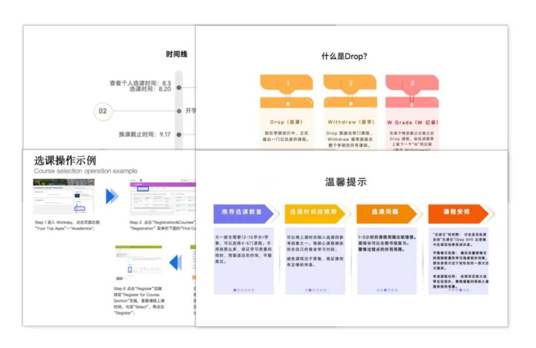 重要时间线梳理&选课技巧分享演示