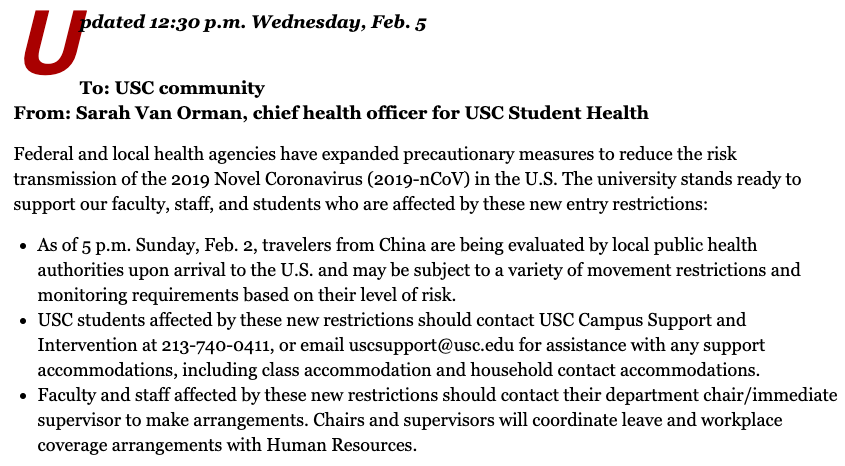 usc-update-coronavirus